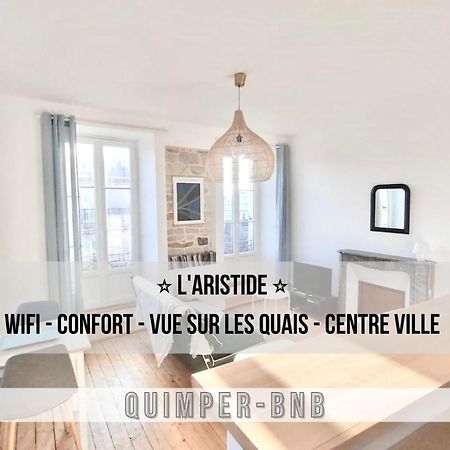 L'Aristide - Entre Gare Et Centre Ville - Vue Sur Les Quais カンペール エクステリア 写真