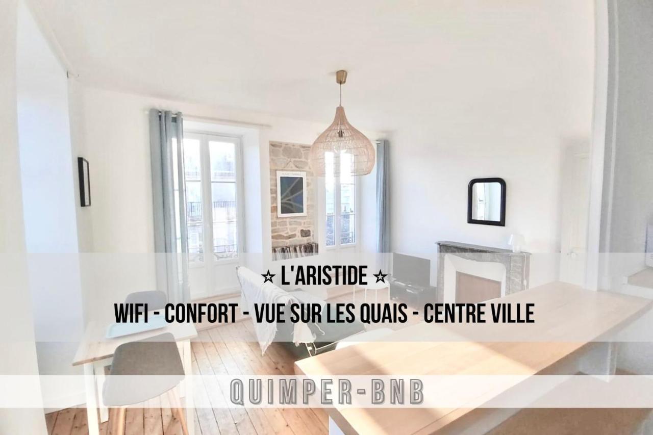 L'Aristide - Entre Gare Et Centre Ville - Vue Sur Les Quais カンペール エクステリア 写真